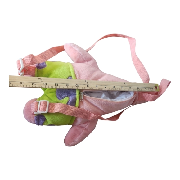 Nickelodeon Patrick Star Plush Backpack | Spongebob Squarepants Character Bag - Picture 4 of 10